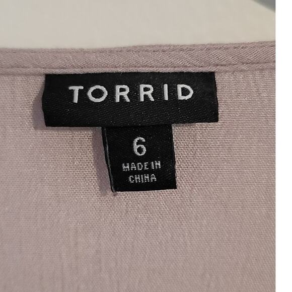 Torrid Lavender Floral Blouse - Picture 5 of 12
